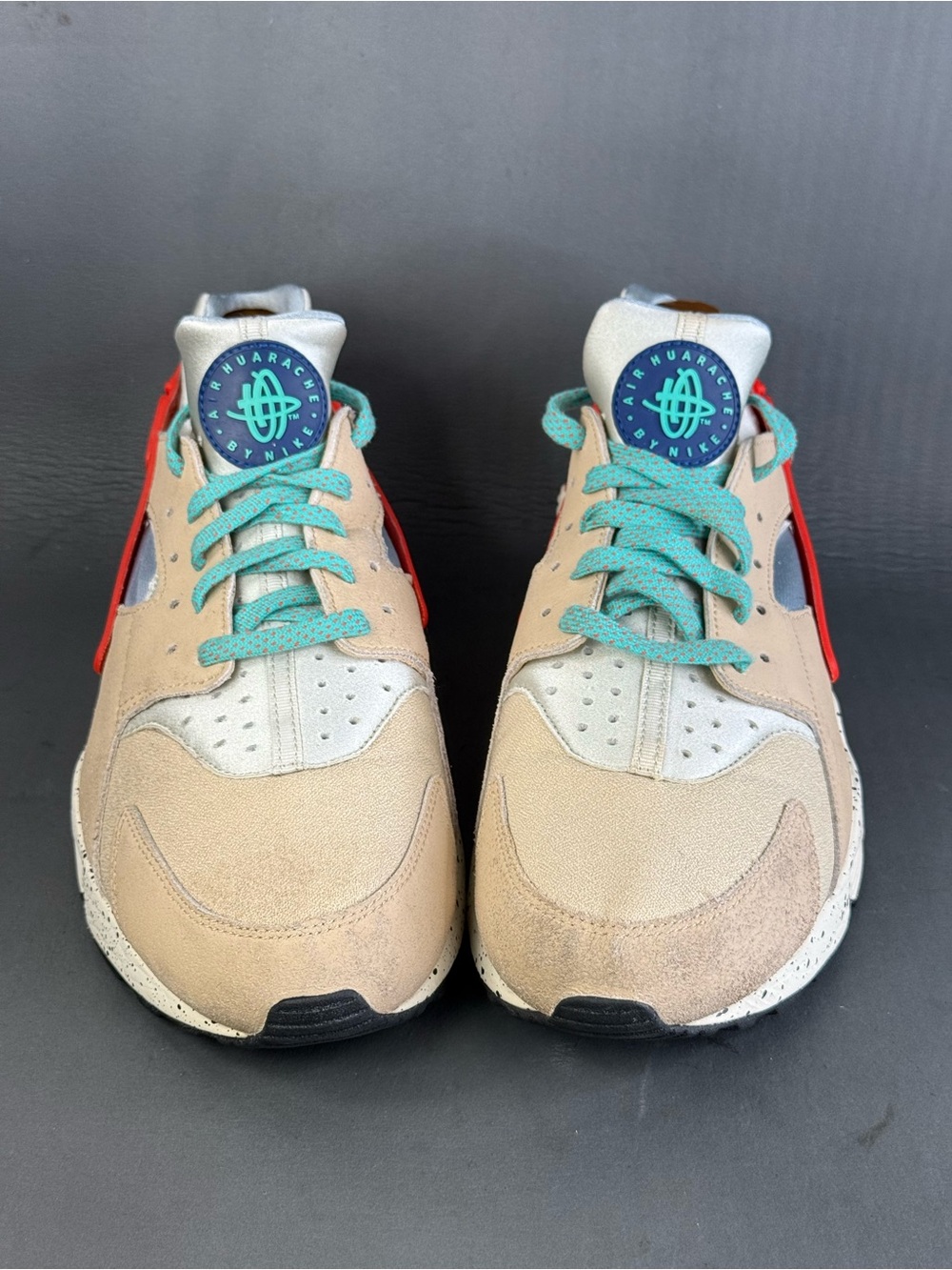 Nike Air Huarache Run Premium 'Desert Ore' sneaker shoes men’s size 13 - Picture 2 of 8